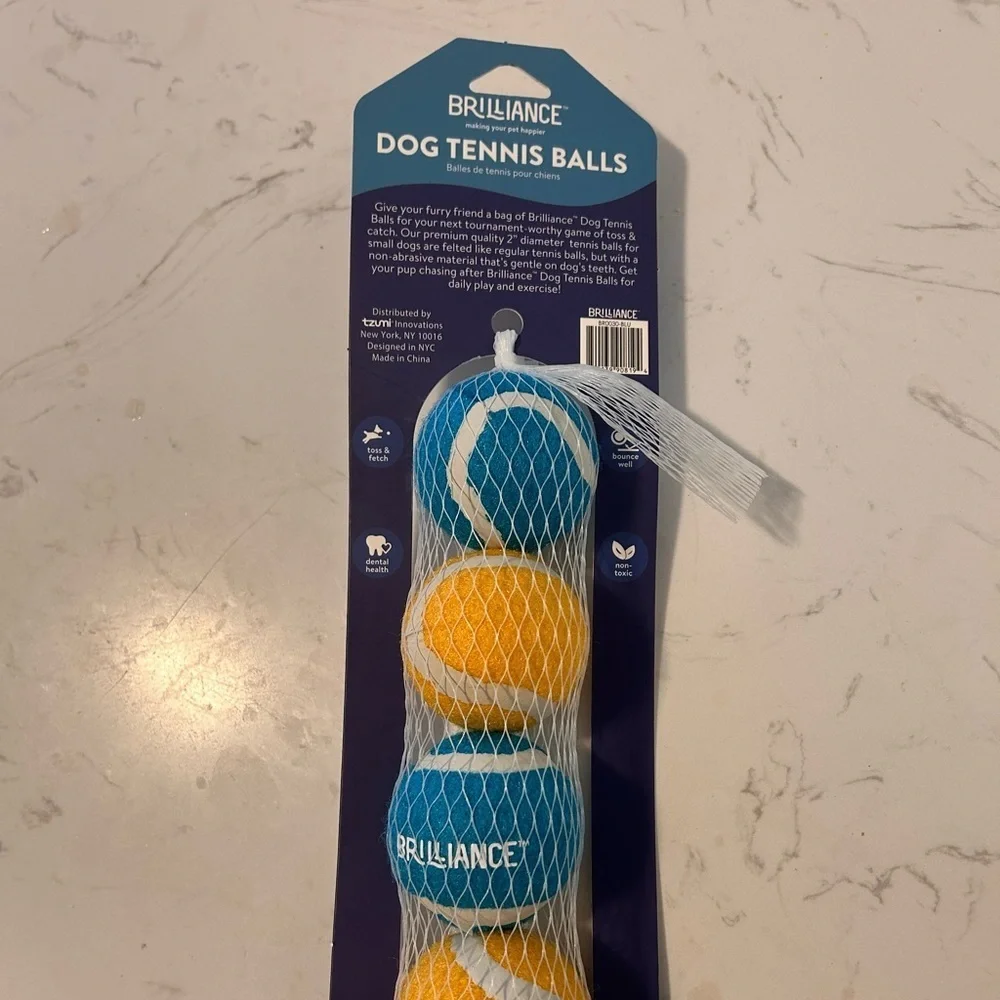 Dog Tennis Balls- Small- 4pack